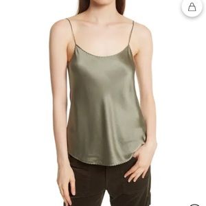 Vince Scallop Cami in Desert Sage